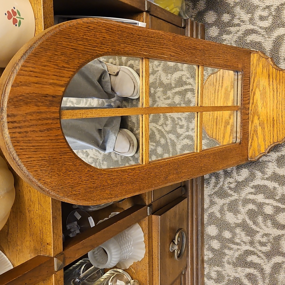 RARE Window pane Hanging Glass Wall Shelf Mirror See Comparions